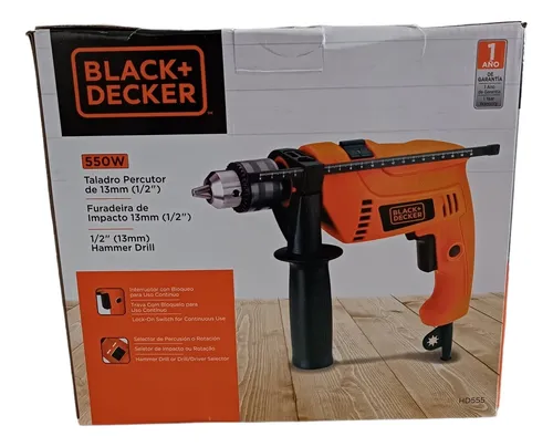 BLACK & DECKER TALADRO PERCUTOR DE 550 W 13 mm