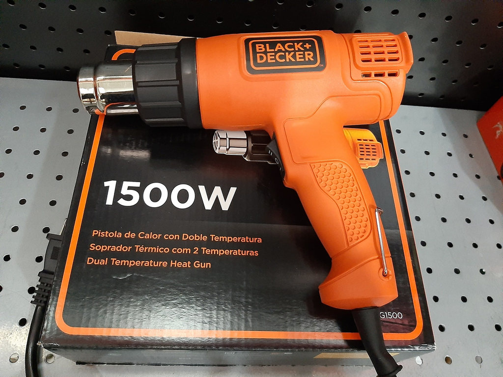 BLACK & DECKER PISTOLA DE CALOR DE 1500 W