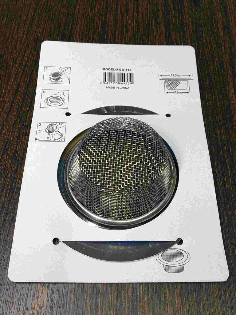 COLADOR CON MALLA PARA FREGADERO