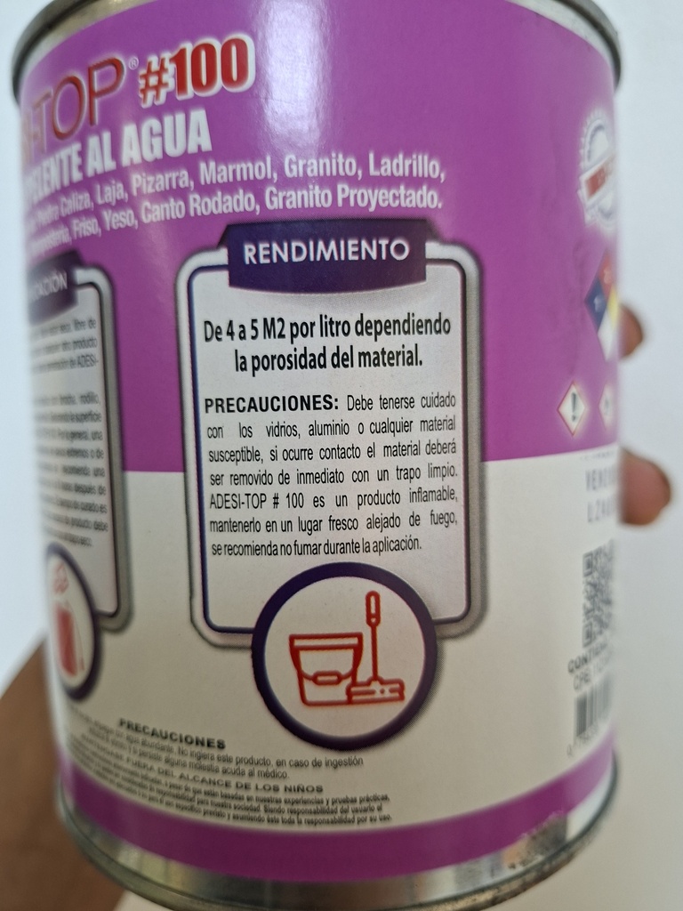 ADESI-TOP SILICON REPELENTE AL AGUA 1/4 GAL