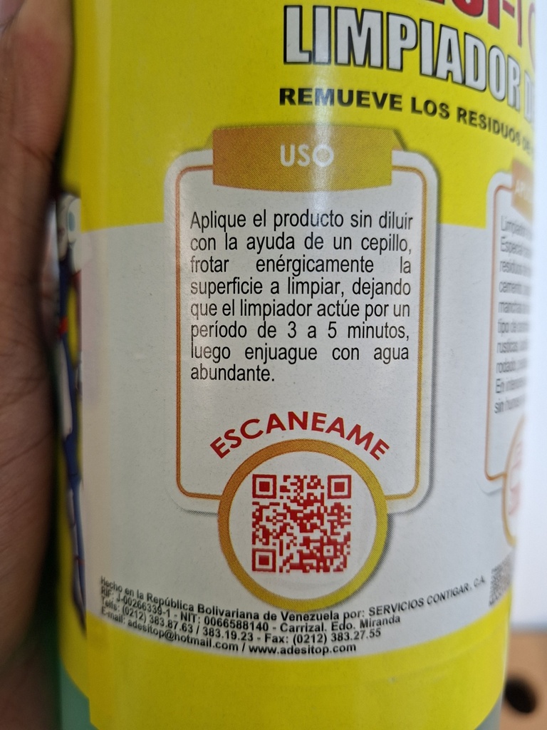 ADESI-TOP LIMPIADOR DE CERAMICA 1 L