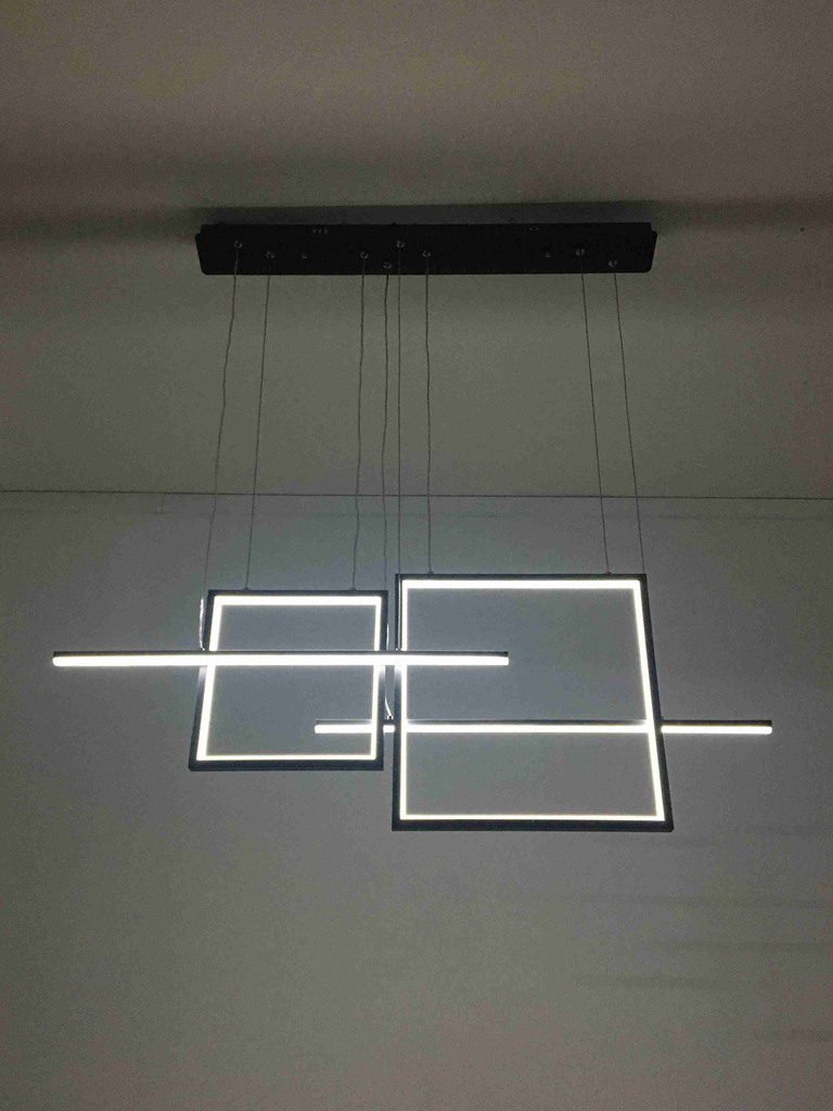 LAMPARA LED DE TECHO C/DISEÑO DE CIELO CUADRADOS