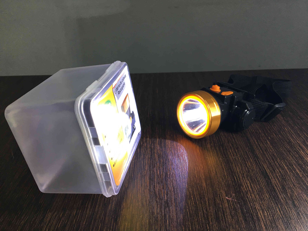 LINTERNA DE CABEZA RECARGABLE