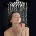 DUCHA REGADERA INOX/CROM 8" REDONDA