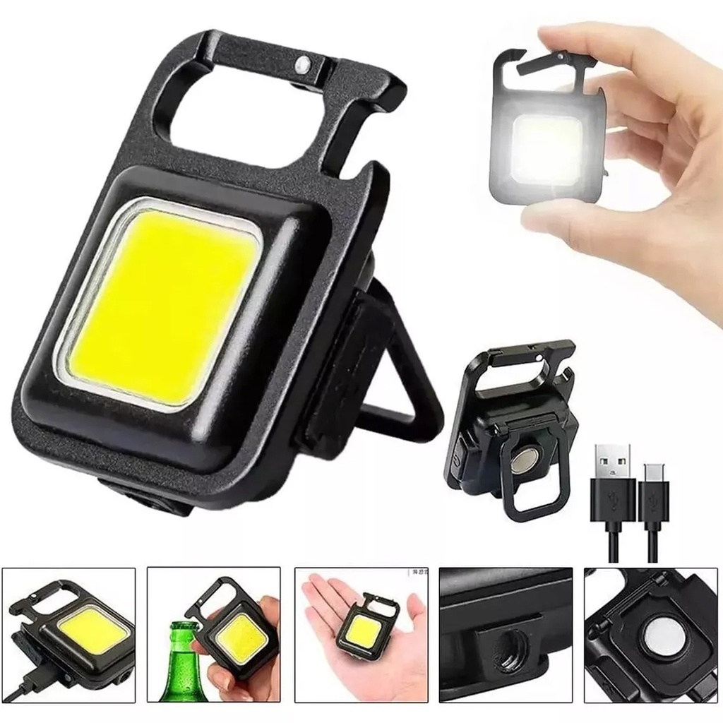LLAVERO MINI LINTERNA CON LUZ RECARGABLE