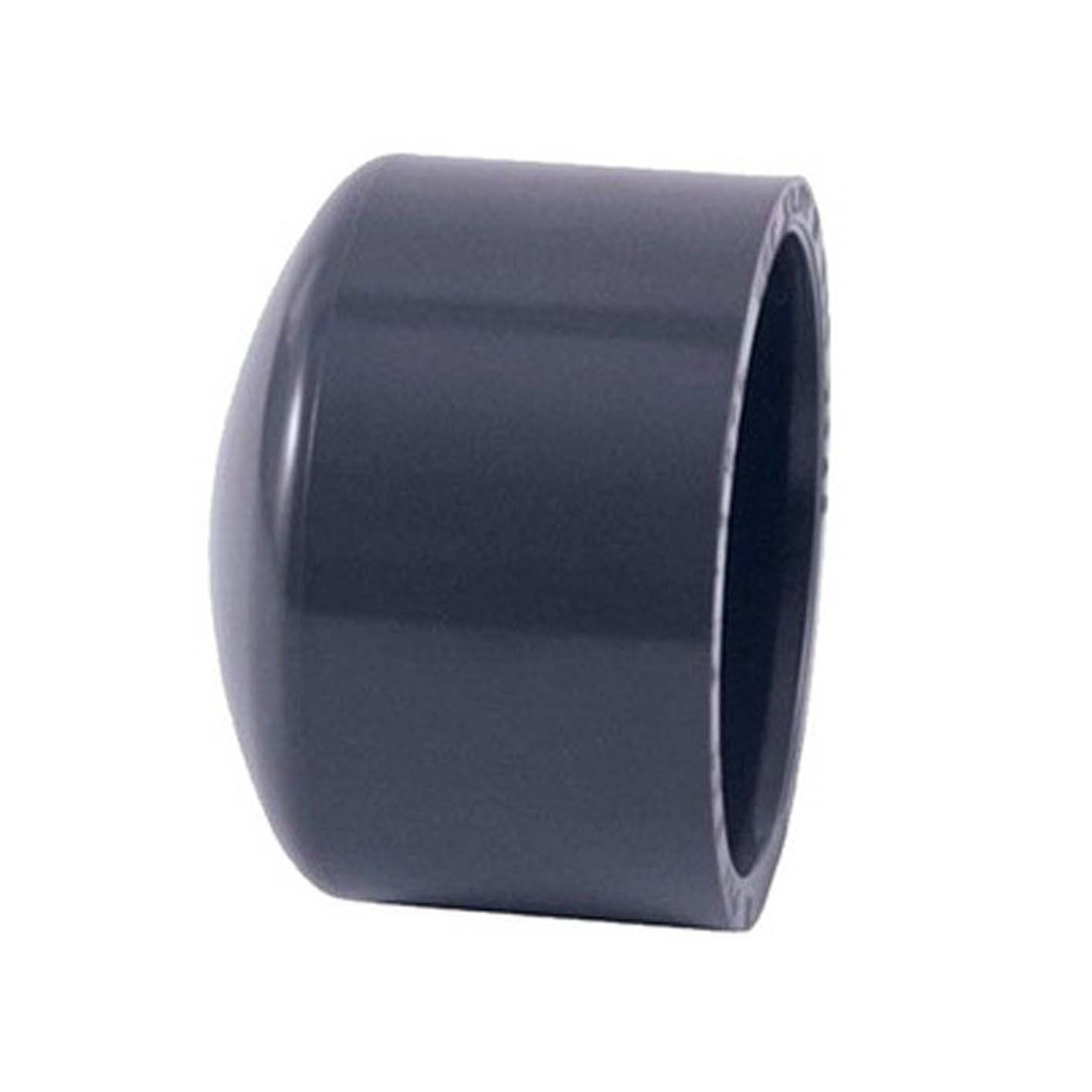 AQUA TAPA PVC SOLDADA 1/2" GRIS