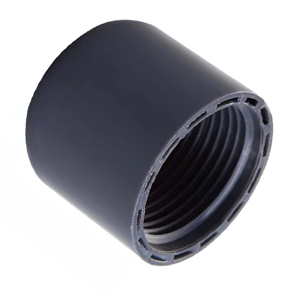 AQUA TAPA PVC SOLDADA 3/4" GRIS