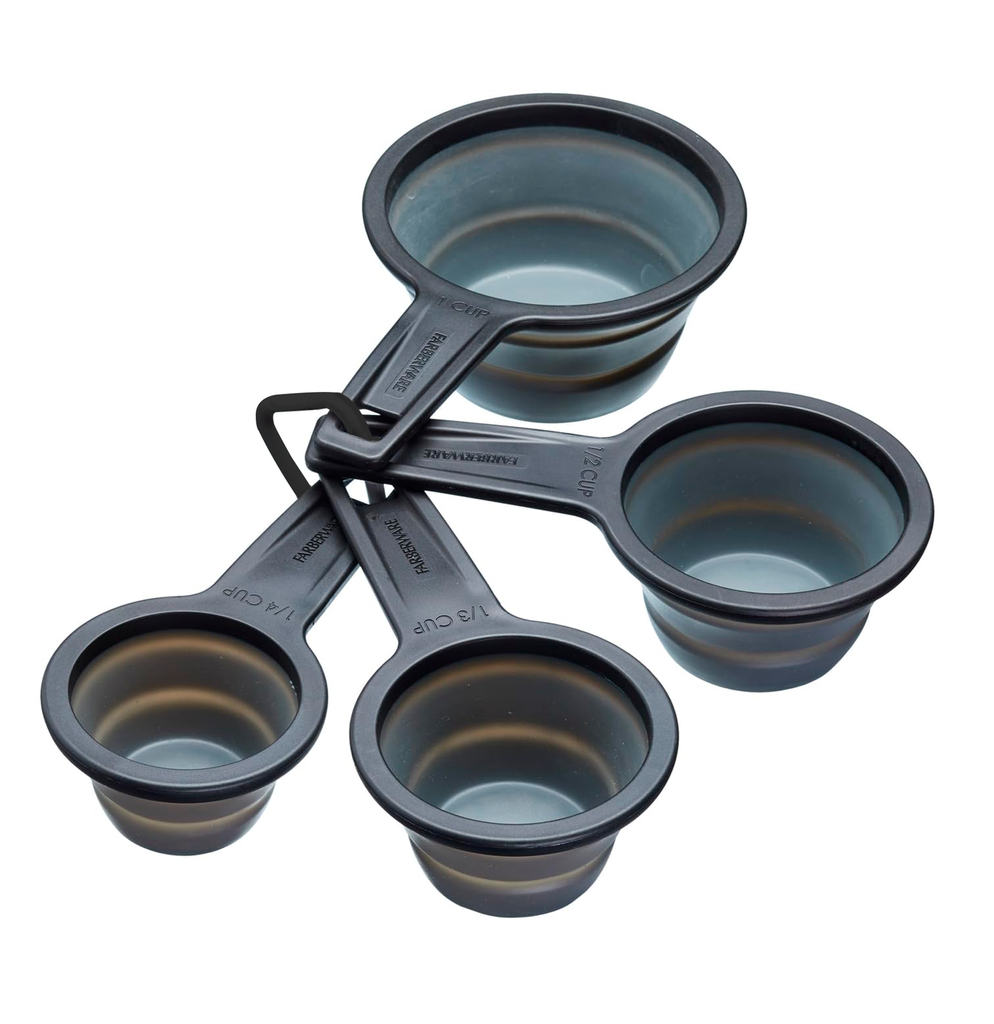 MASTERCLASS JUEGO DE TAZAS MEDIDORAS PLEGABLES 4 PIEZAS