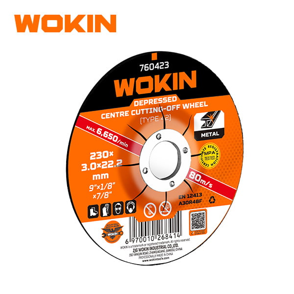 WOKIN DISCO P/CORTE FINO (METAL) 7" 180X3.0X22.2MM