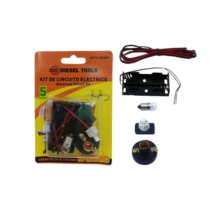 DIESEL TOOLS KIT DE CIRCUITO ELECTRICO ESCOLAR 3V