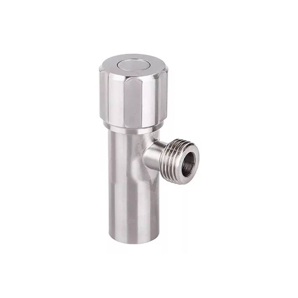 SALUD VEN LLAVE DE ARRESTO ACERO INOX 1/2 M/H