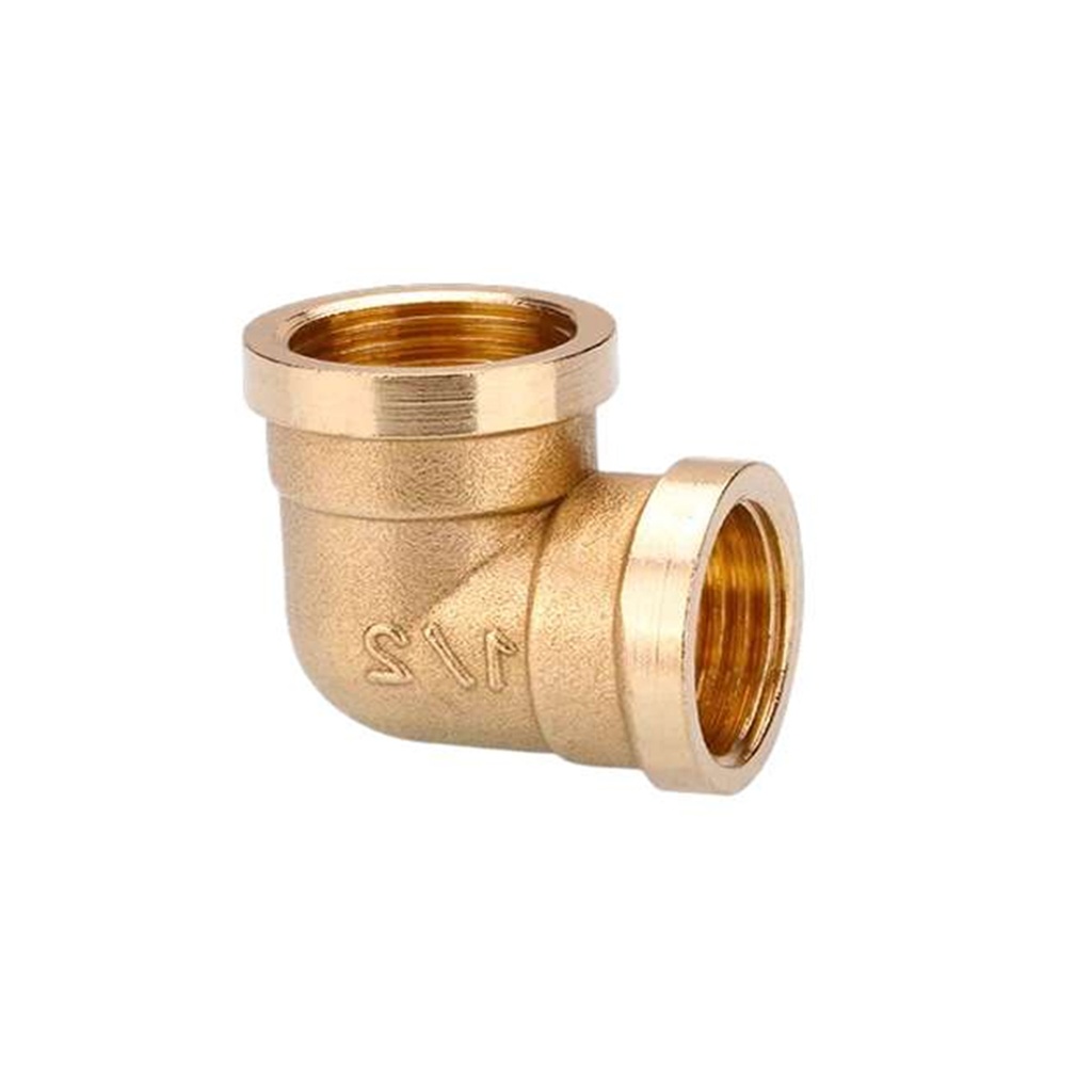 CODO 90° H-H 1/2" BRONCE