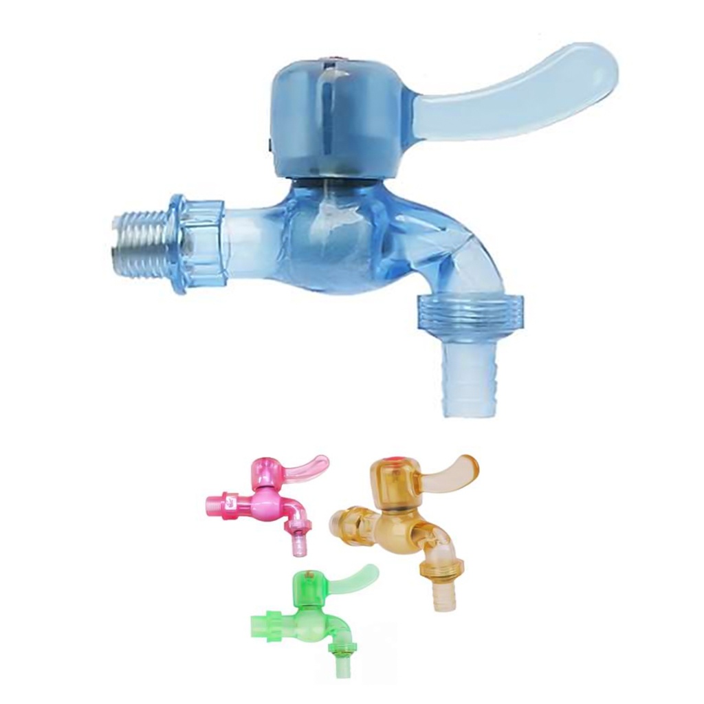 LLAVE DE PASO PLASTICA VARIOS COLORES