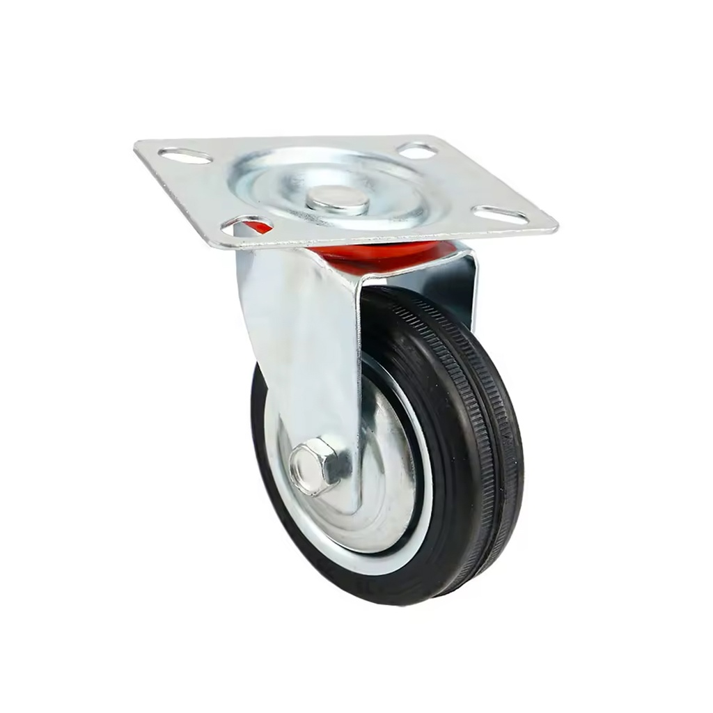 HERRA-VEN RUEDA INDUSTRIAL CON BASE GIRATORIA 3"