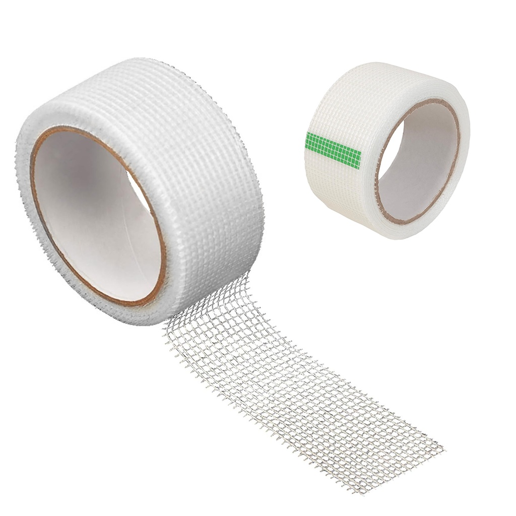 CINTA AUTOADHESIVA DE MALLA DE FIBRA 5X25M