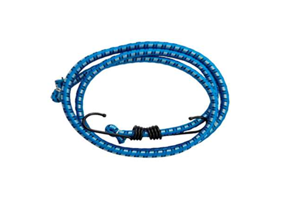 CUERDA ELASTICA DE AMARRE C/GANCHO AZUL CLARO