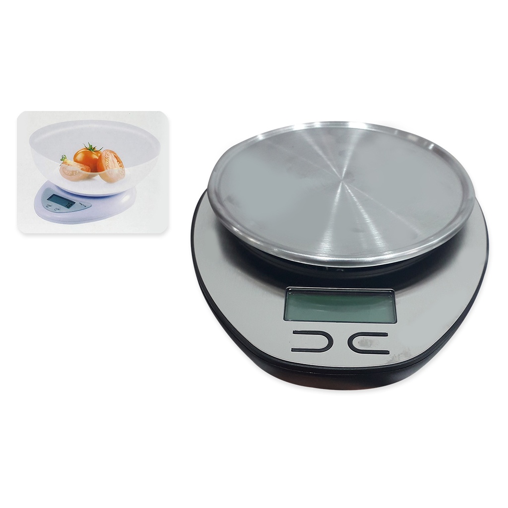 BALANZA DIGITAL PARA COCINA DE ACERO INOXIDABLE