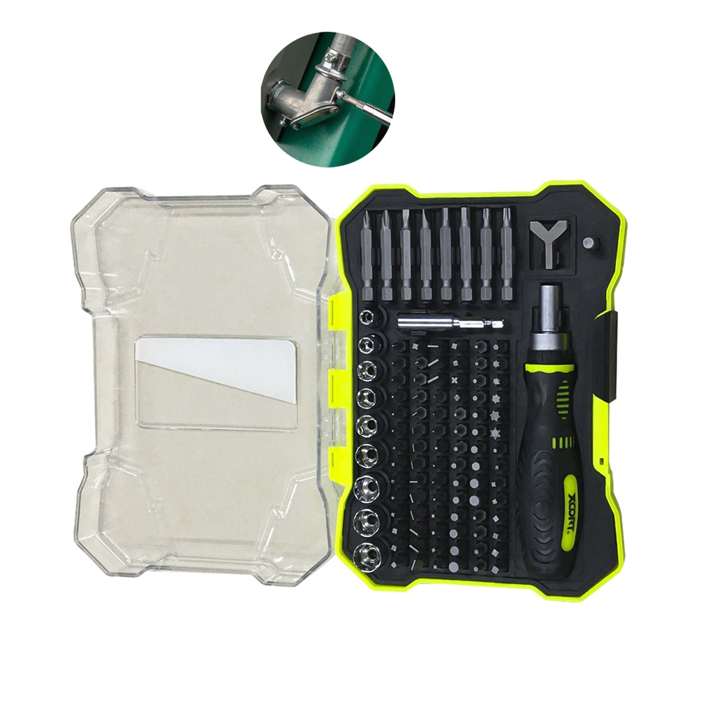XCORT SET DE DADOS Y RATCHET  105 PZAS