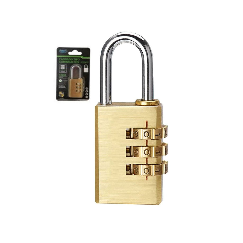 HERRA-VEN CANDADO TIPO COMBINACION (30mm)