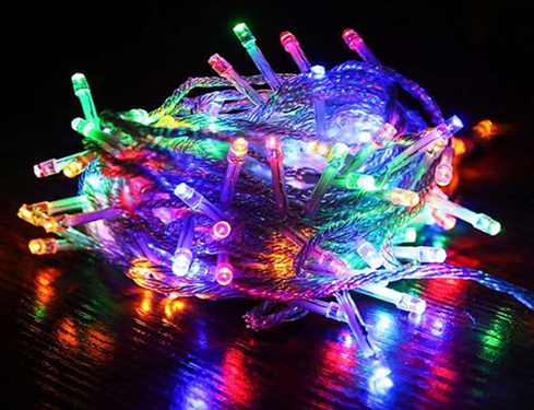 EXTENSION DE LUCES LED DE COLORES P NAVIDAD