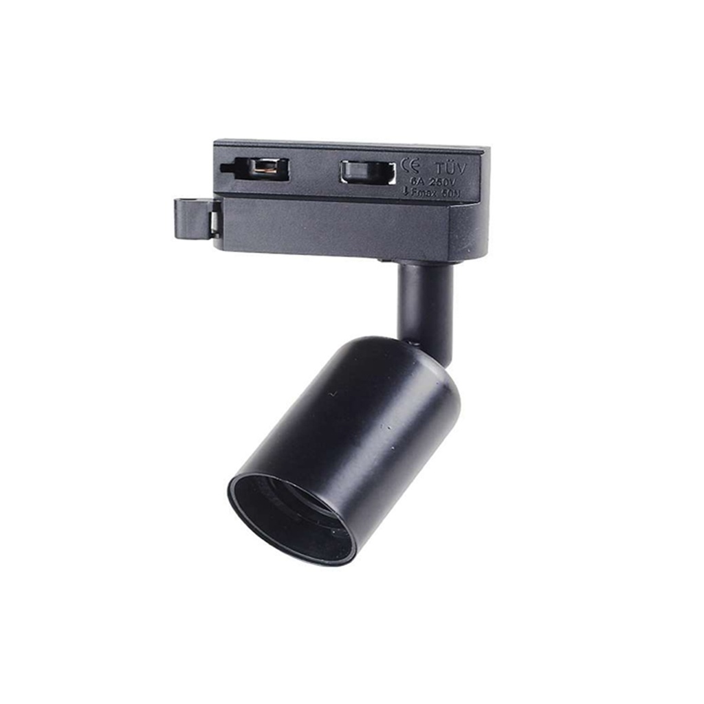 ILUM VEN LAMPARA NEGRA DE CARRIL P/LED E27