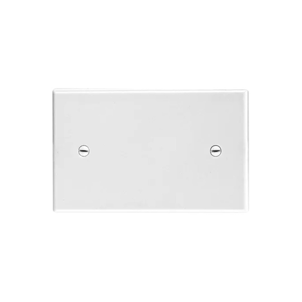 TAPA CIEGA RECTANGULAR 4X2 BLANCO