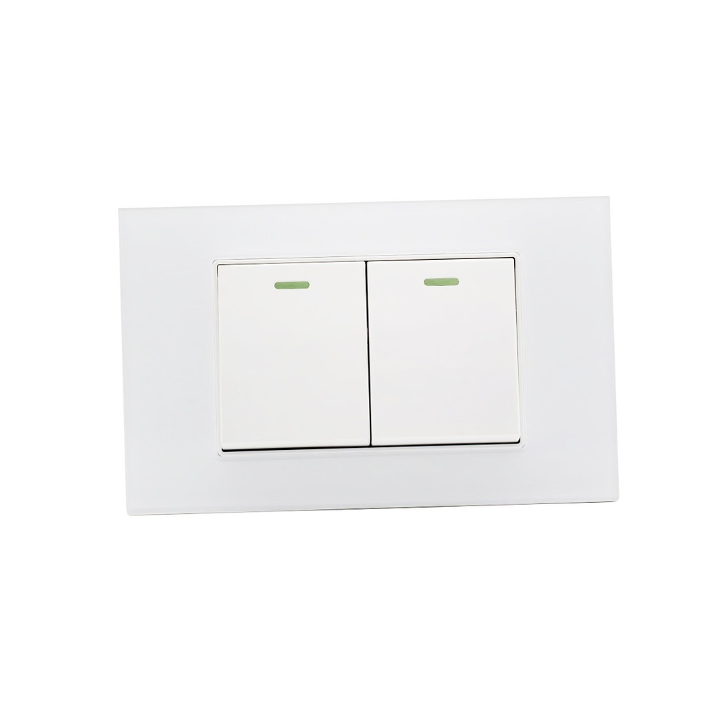 INTERRUPTOR APAGADOR TRIPLE BLANCO