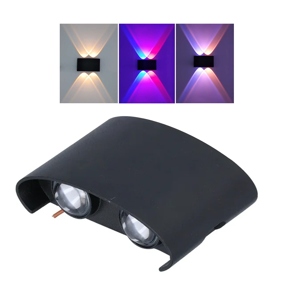 LAMPARA LED SEMICIRCULAR RGB (4*1W)(32W)