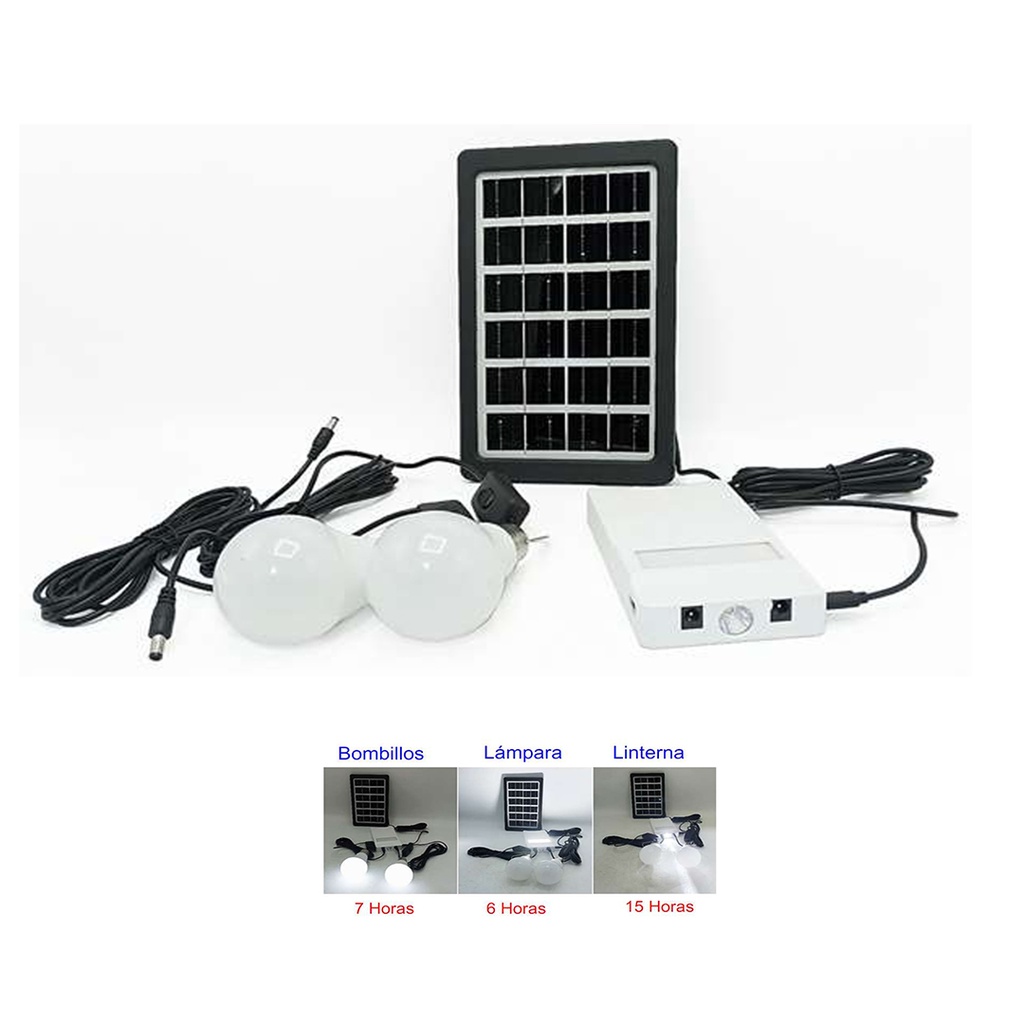 ILUM-VEN KIT DE ILUMINACION LED POR CARGA SOLAR