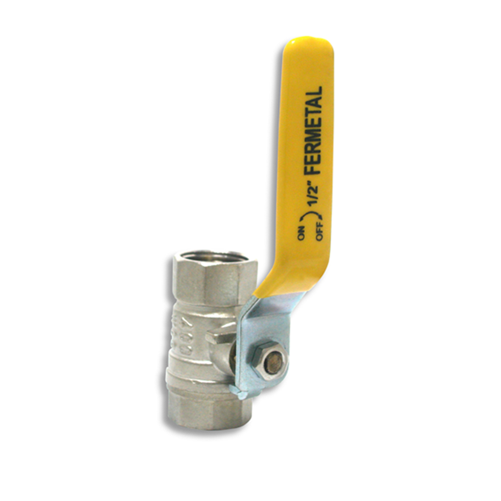 FERMETAL LLAVE DE BOLA CROMADA DE 1/2
