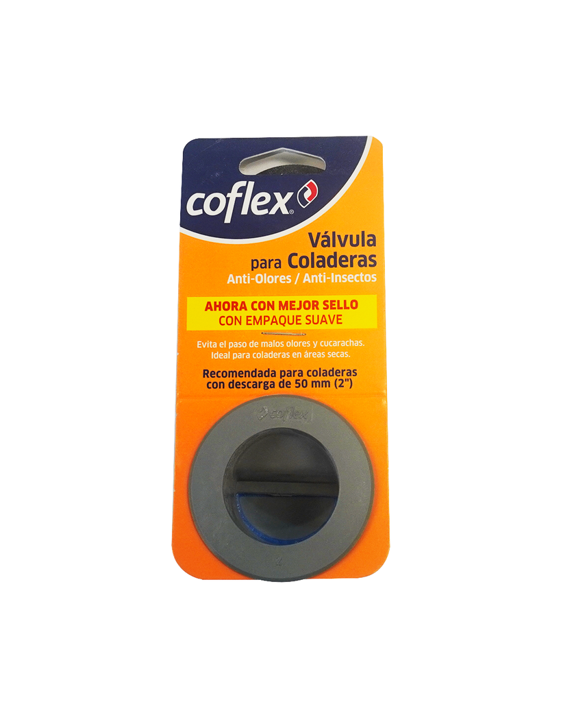 COFLEX VALVULA ANTI-OLORES PARA CENTRO PISO GRIS