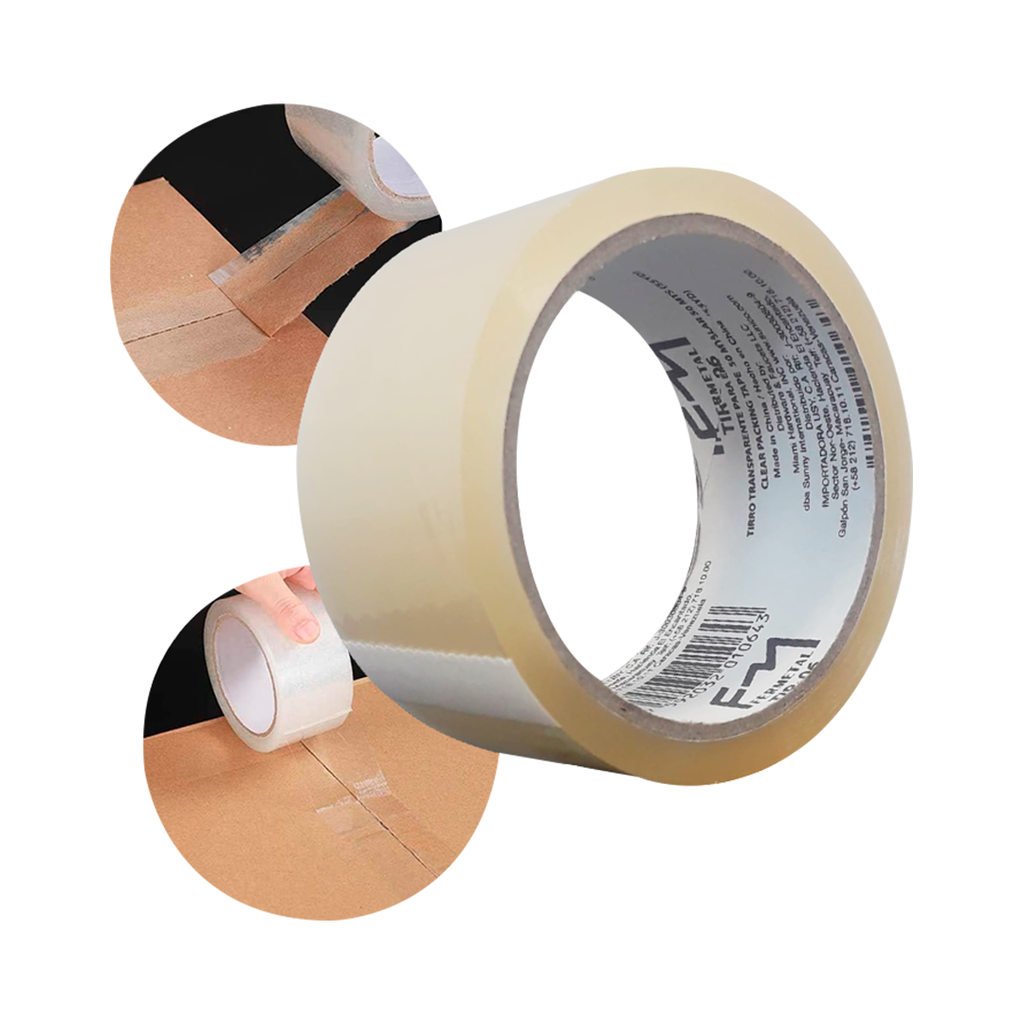 FERNETAL TIRRO TRANSPARENTE PARA EMBALAR DE 50 MTS