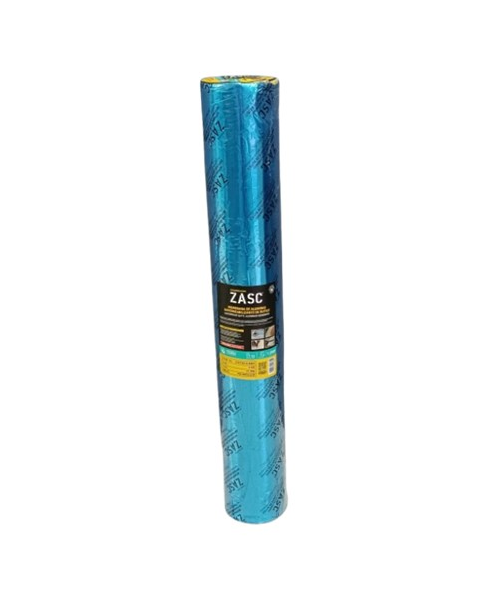ZASC CINTA ALUMINIZADA DE BUTILO AUTOADHESIVA MULTIPROPOSITO 10MTS X1MTS