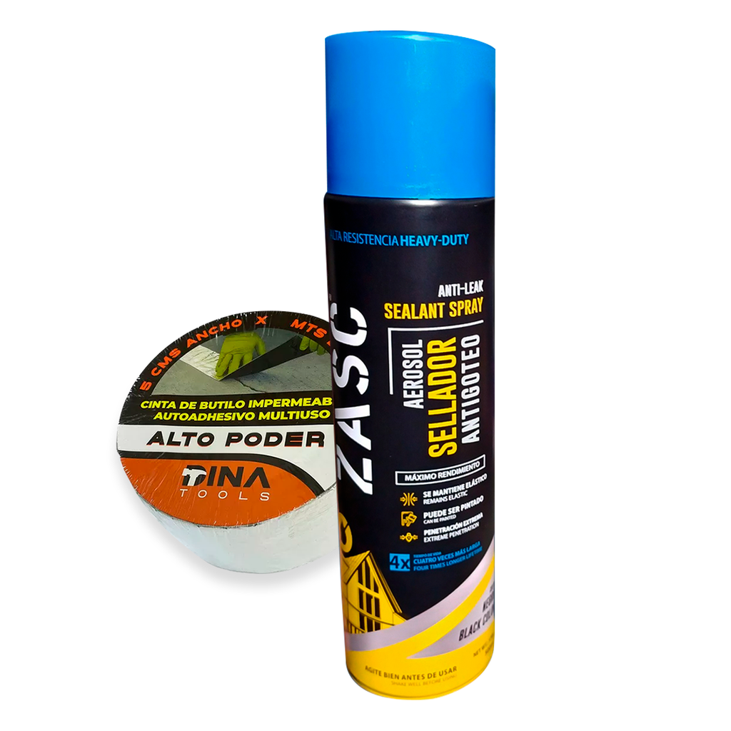 COMBO SELLADOR ZASC + CINTA DE BUTILO