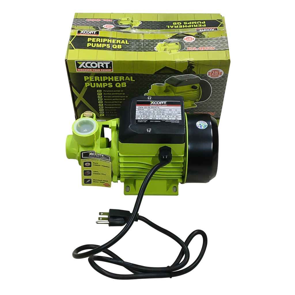 XCORT BOMBA DE AGUA 1/2 HP 110V