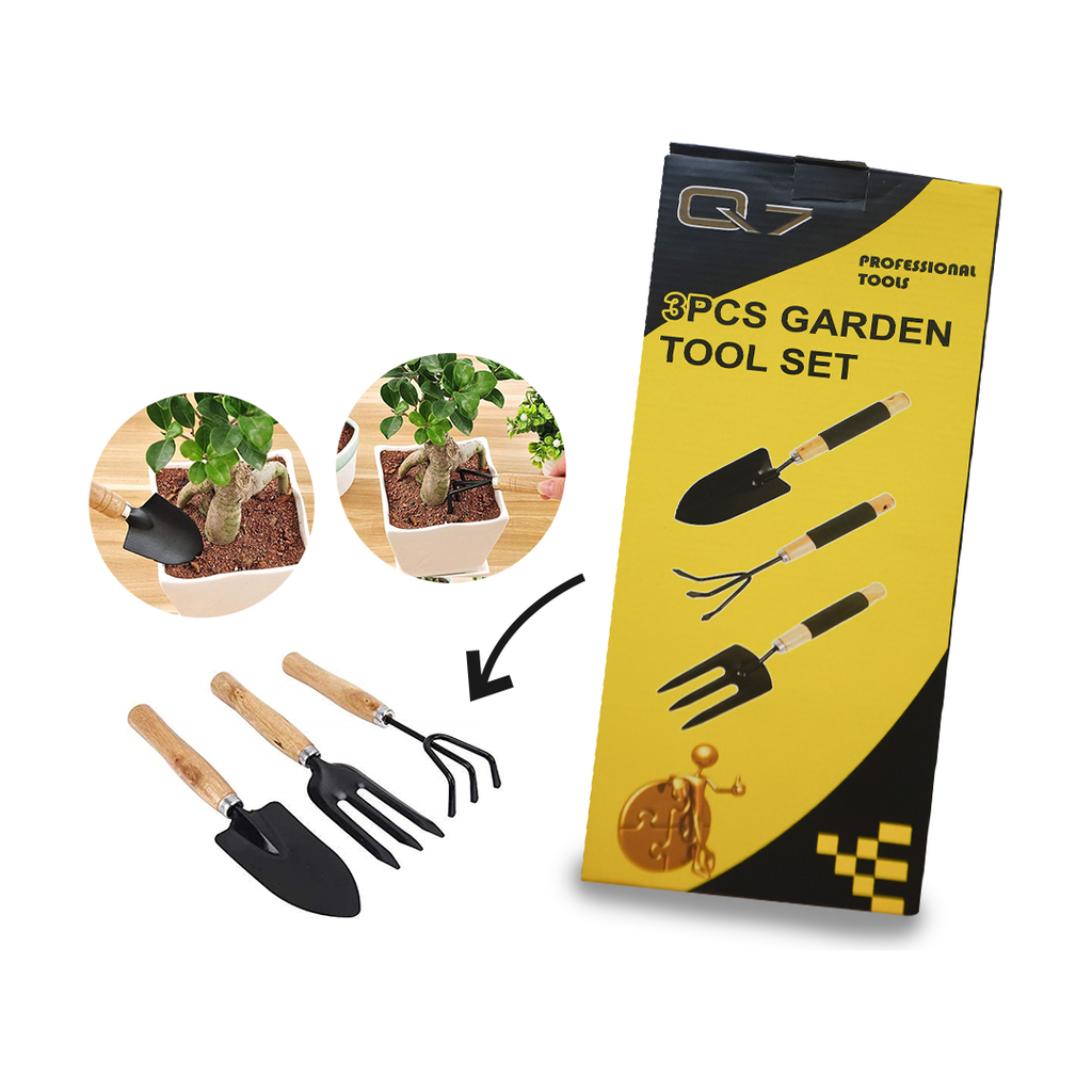 GARDEN TOOL SET DE HERRAMIENTA P/JARDIN 3 PCS
