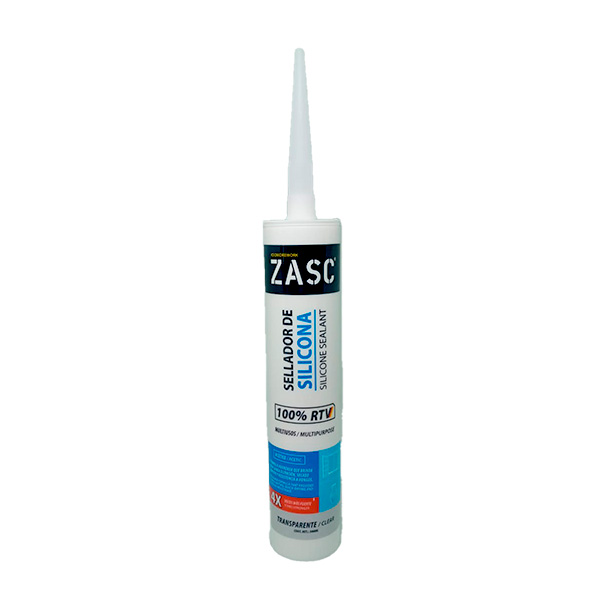 ZASC SILICON TRNSPARENTE MULTIUSOS 300ML