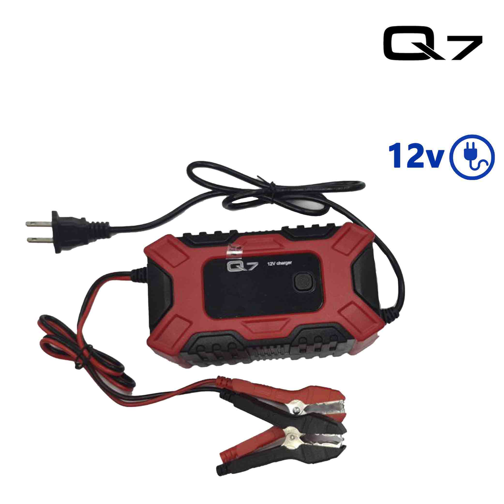 Q7 CARGADOR DE BATERIA INTELIGENTE 3 ETAPAS 12V/6A 110-240V 50/60HZ