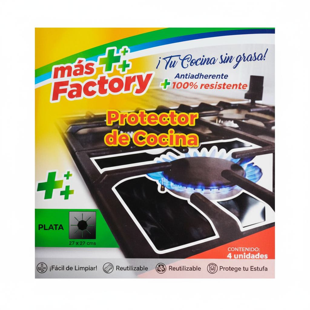 PROTECTOR DE COCINA GRIS