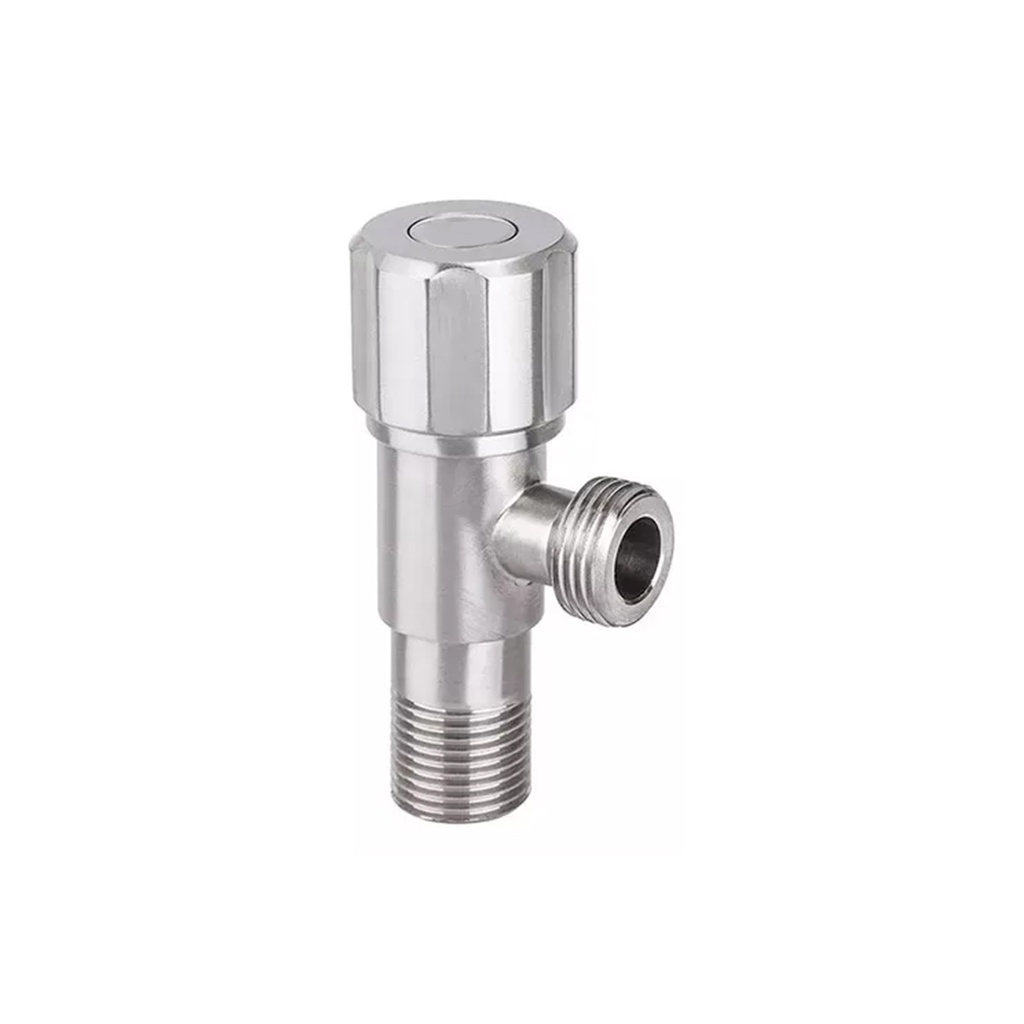 SALUD VEN LLAVE DE ARRESTO M/M ACERO INOX 1/2 M/H