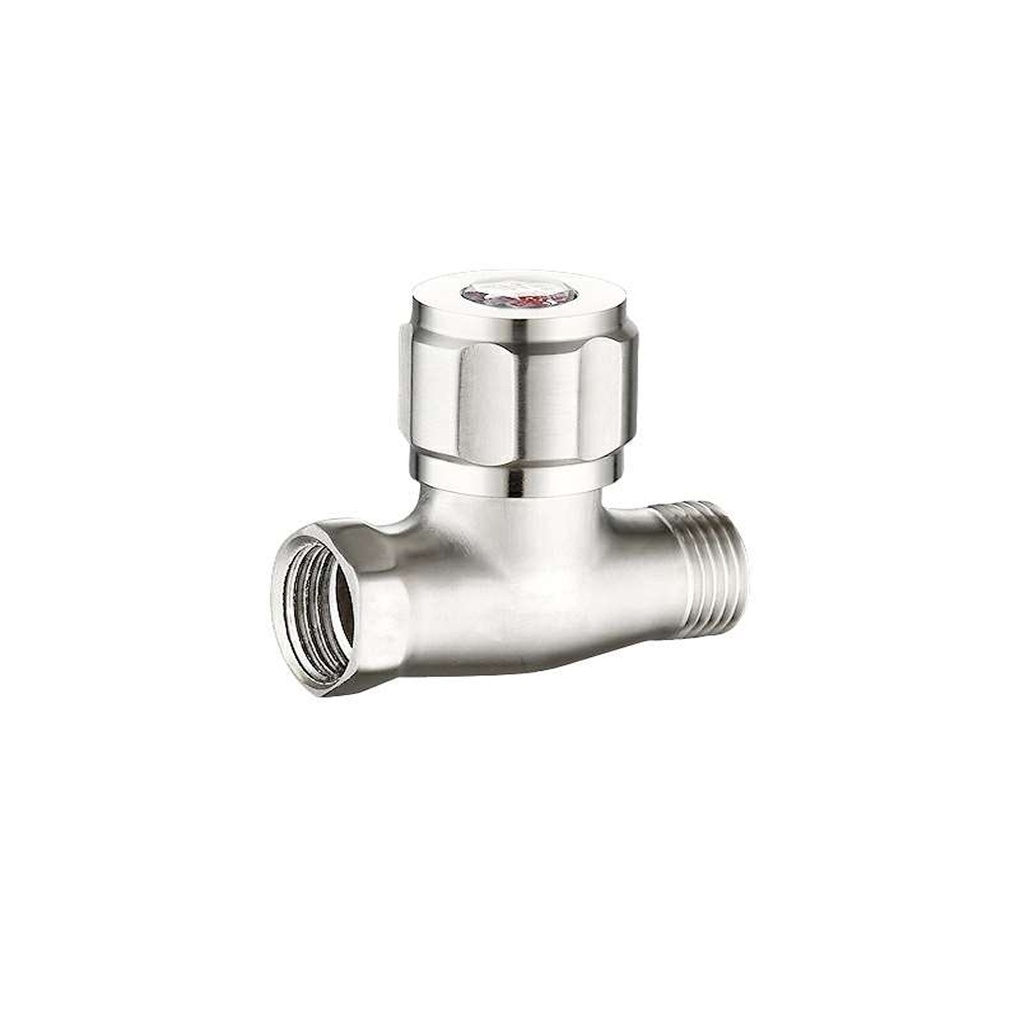 LLAVE DE ARRESTO ACERO INOXIDABLE 1/2 M/H