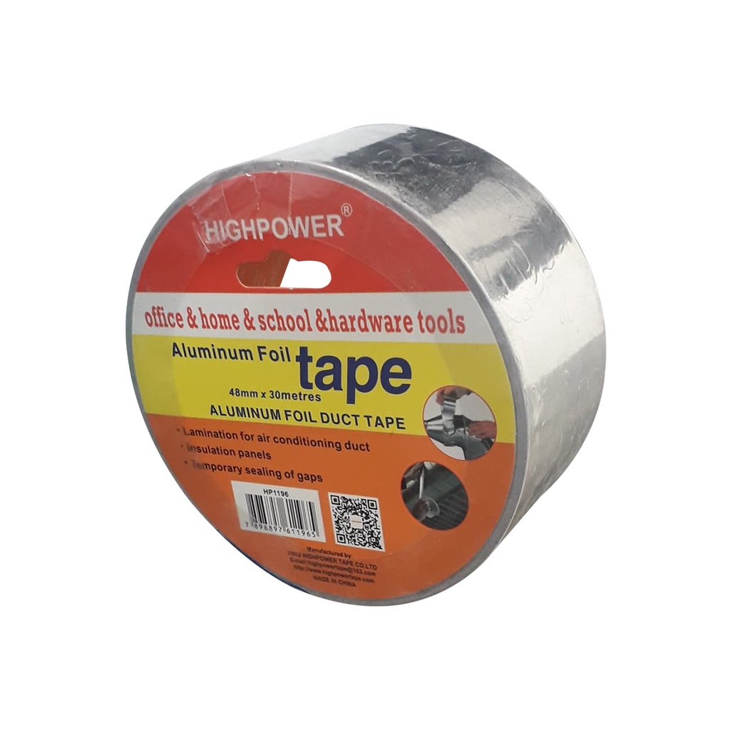 CINTA ADHESIVA DE ALUMINIO PARA DUCTOS