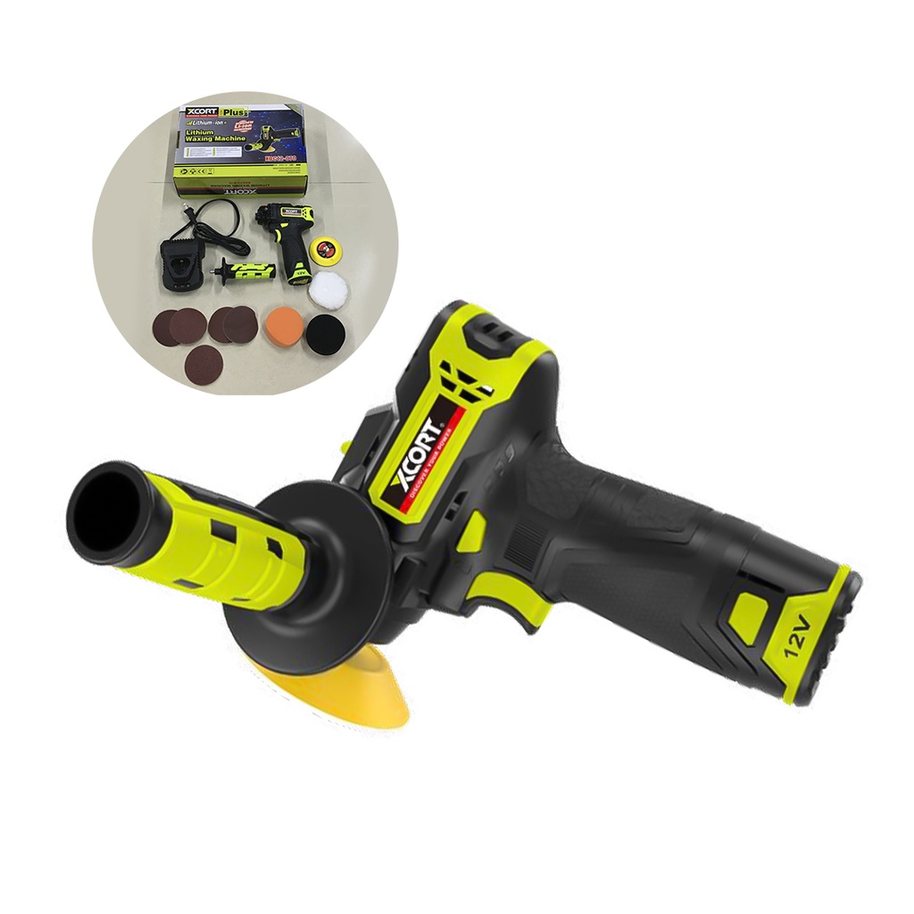 XCORT MINI PULIDORA ORBITAL INALAMBRICA 12V