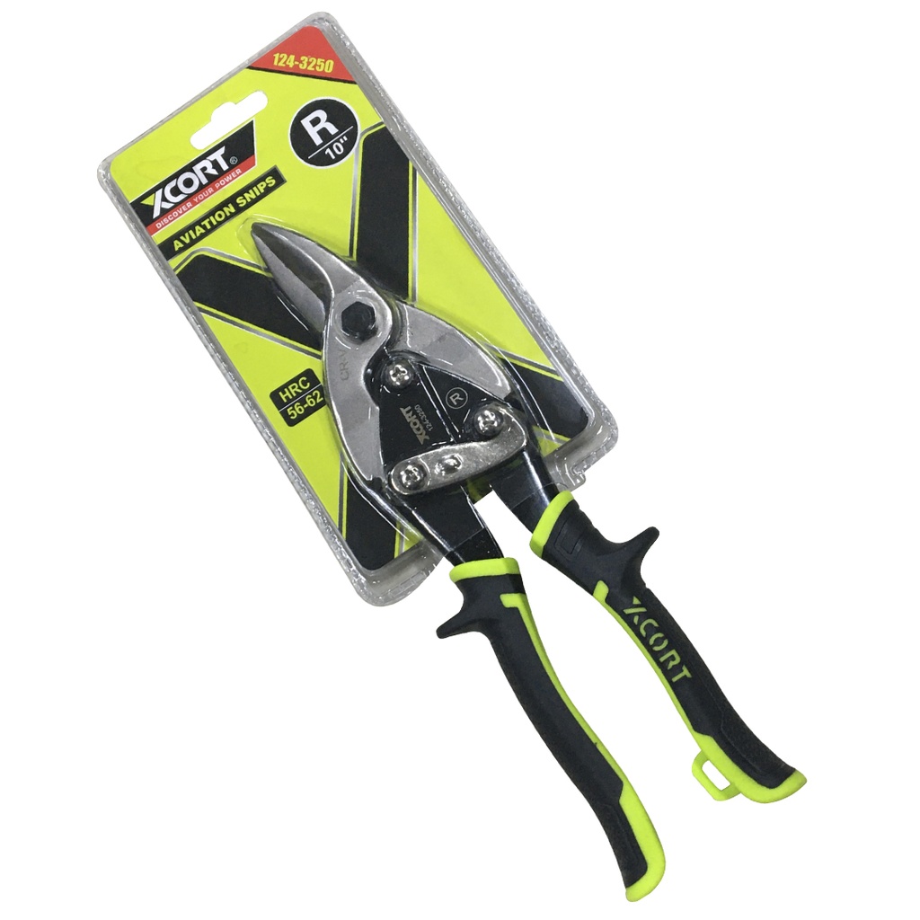 XCORT TIJERA DE AVIACION DRY WALL CURVADA DERECHA (10")