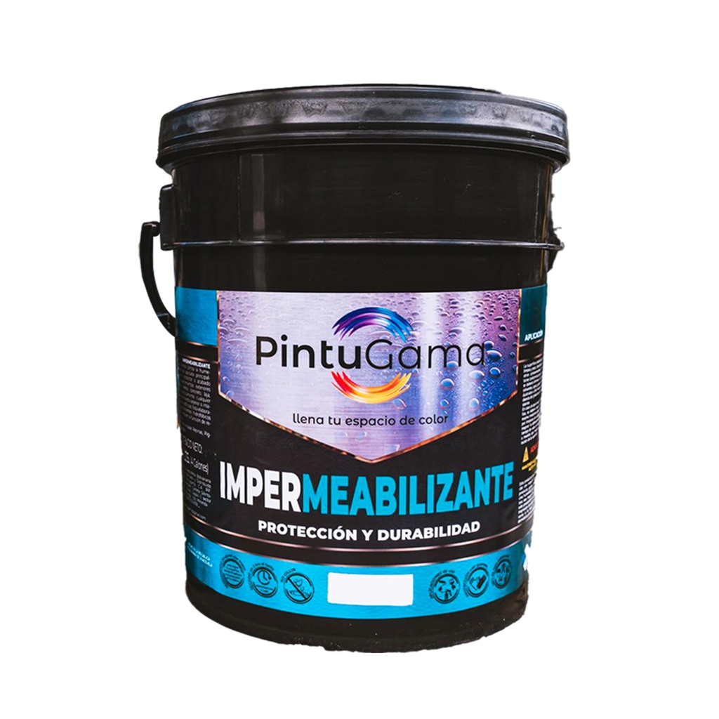 PINTUGAMA CUÑETE IMPERMEABILIZANTE GRIS