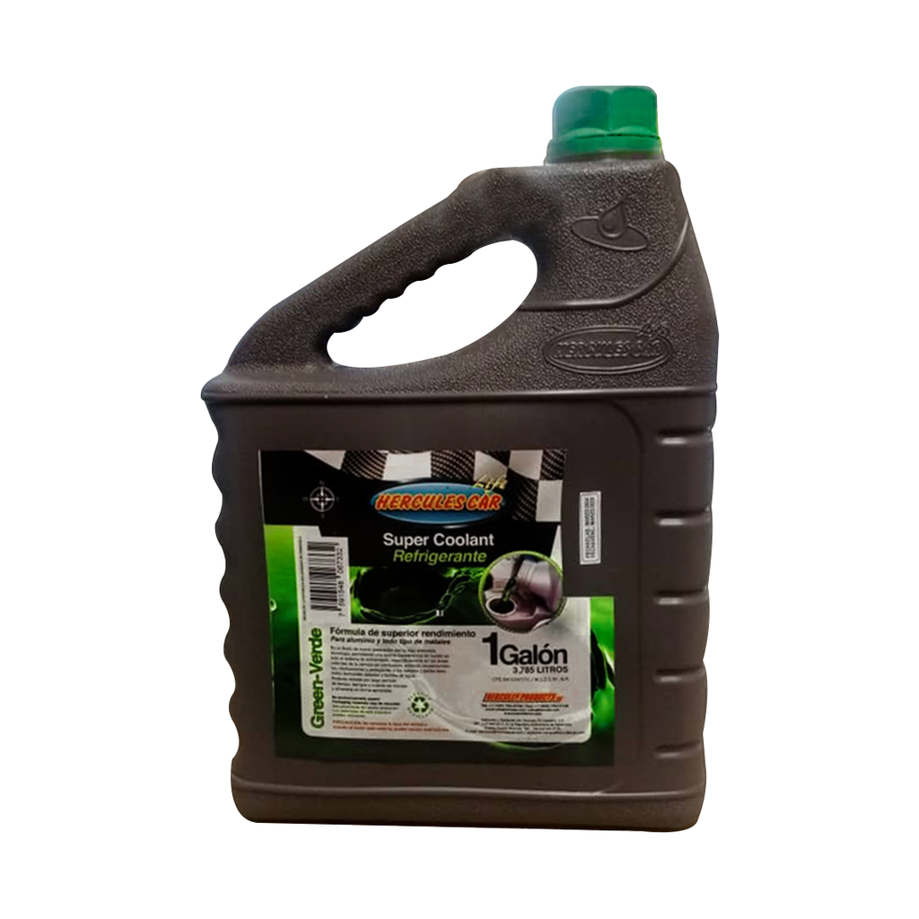 HERCULES CAR  REFRIGERANTE VERDE SUPER COOLANT