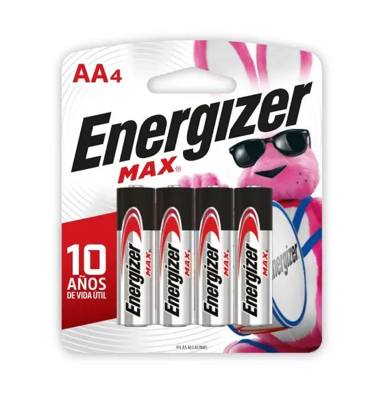 ENERGIZER MAX PILAS ALCALINA AA 4PACK