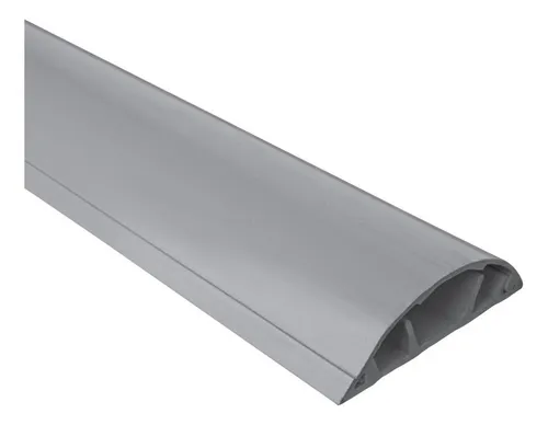 CANALETA PISO 60X15 2 MTS CON 2 DIVISIONES GRIS