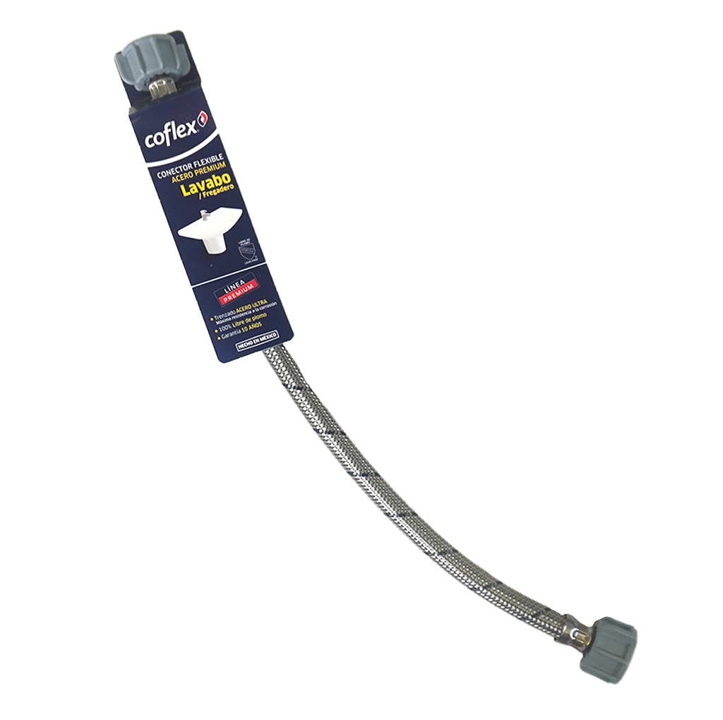 COFLEX CANILLA ACERO 1/2 X 1/2 40CM