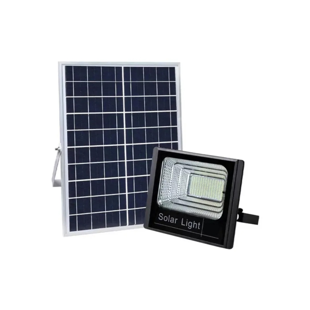 REFLECTOR LED CON PANEL SOLAR (100W)